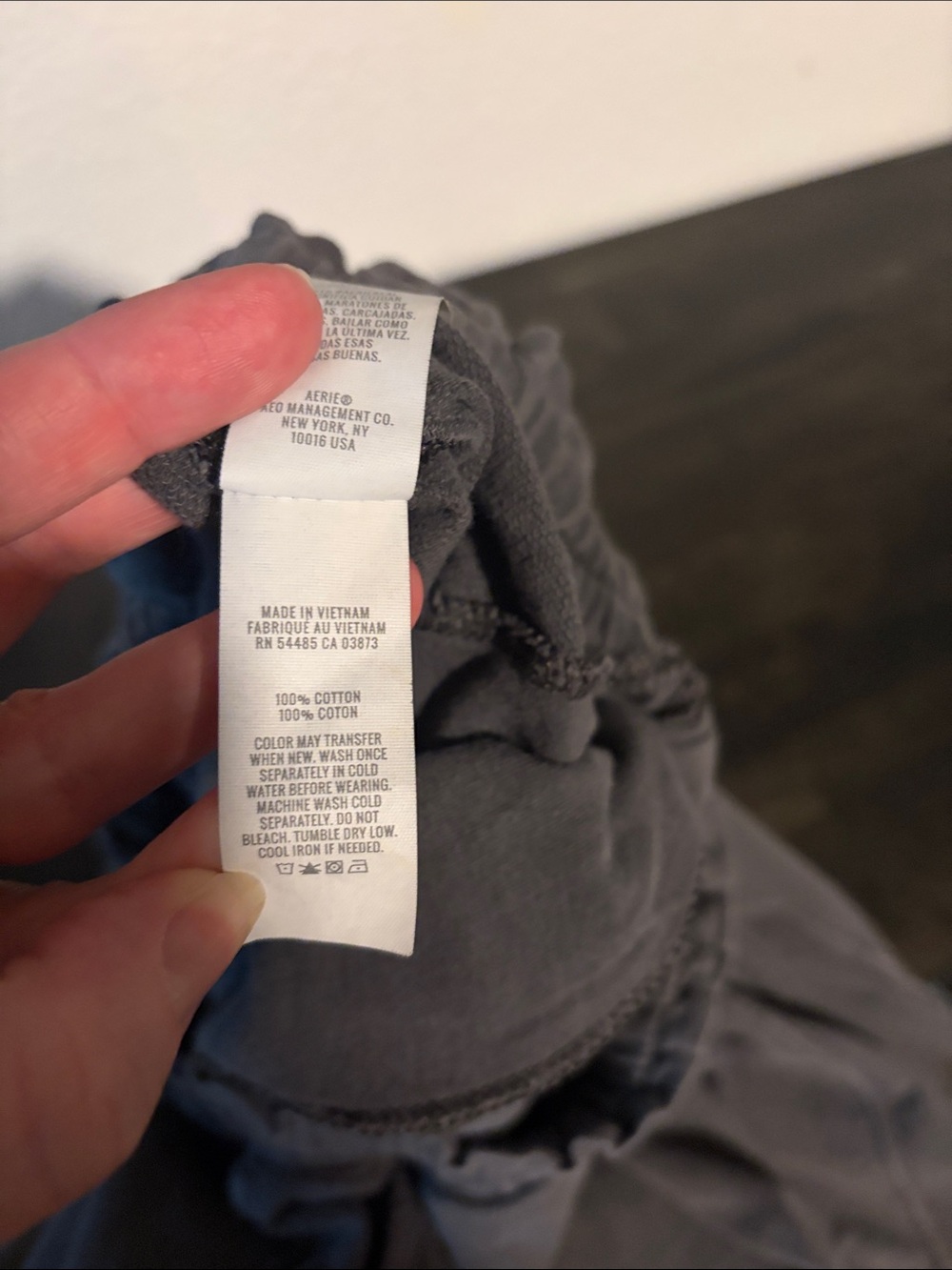 Aerie Gray Baggy Barrel Leg Jogger Size XS - Picture 7 of 10